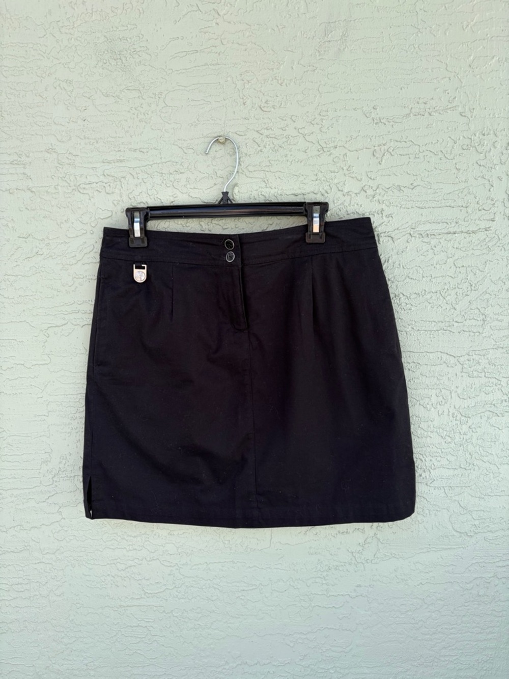 Golf America Skort Womens Size 10 Black Knee Length Golf Athleisure Skirt